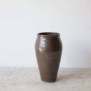 Vintage Stoneware Vase | Signed by Artist