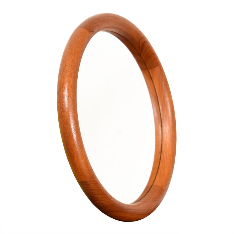 That Adorable Danish Teak Round Mirror Everyone Is Looking For..