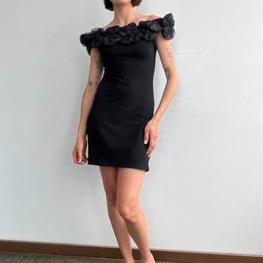 Anna Fontaine Tulle Ruffle Dress (S)