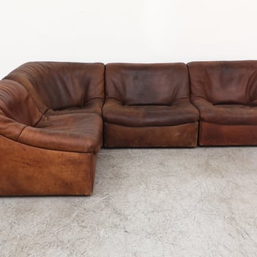 De Sede DS46 Buffalo Leather Sectional Sofa