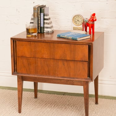 Double Drawer Nightstand