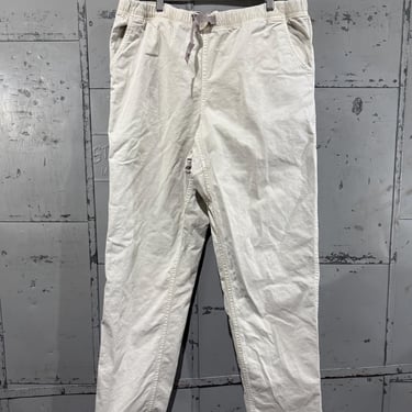 Vintage White Gramicci Rock Climbing G Series Belted Pants XL 33 Length 