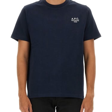 A.P.C. Men T-Shirt With Logo