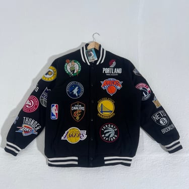 NBA Starter AOP Patches Jacket Sz. 2XL