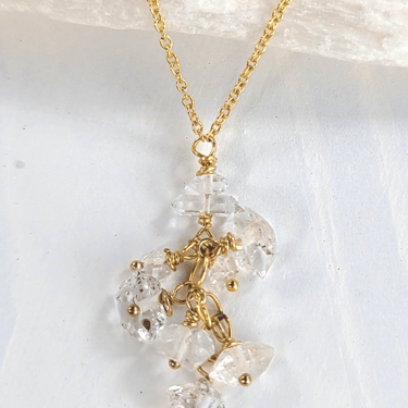 James + Jezebelle | Calliope Necklace | Herkimer Diamond