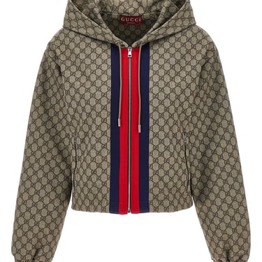 Gucci Women 'Gg' Hooded Jacket