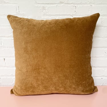 Square Caramel Colored Pillow