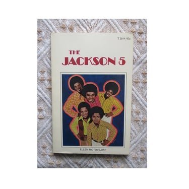 The Jackson 5 Vintage Paperback Book by Ellen Motoviloff - 1st Printing 1972 - Scholastic Books 