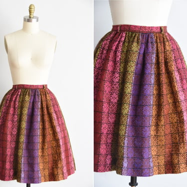 1950s Rainbow Stories skirt 