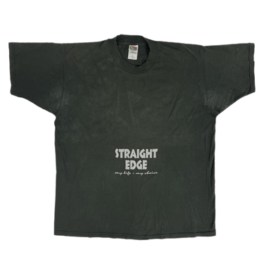 Vintage Straight Edge &quot;Drug Free&quot; T-Shirt
