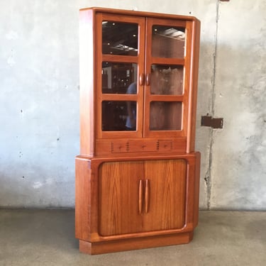 Vintage Corner Cabinet By Dyrlund Made in Denmark