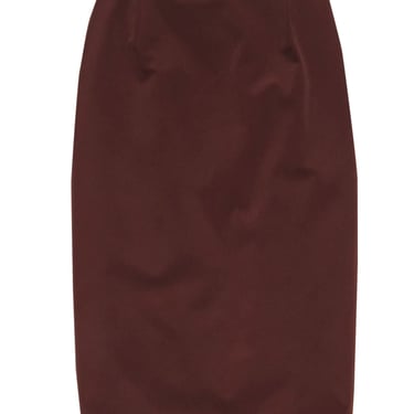 Prada - Brown Stretch Mid Length Skirt Sz 4