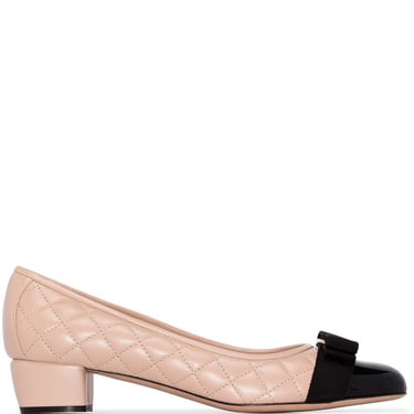 Ferragamo Women Vara Leather Pumps