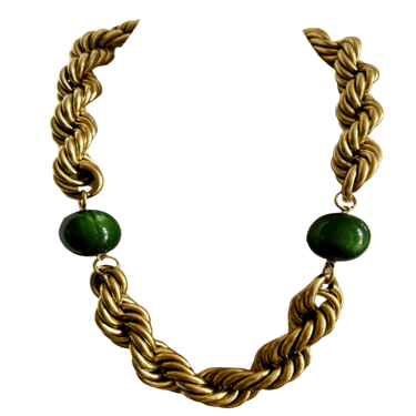 Designer Julie Rubano XL Chunky Gold Chain Necklace