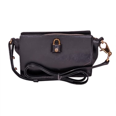 Alexander Wang - Black Leather Gold Hardware Crossbody Bag