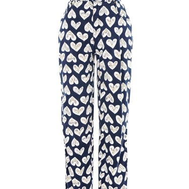 1980s Moschino Heart Print Jeans