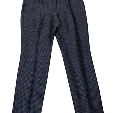 Lafayette 148 - Navy Herringbone Dress Pants Sz 10