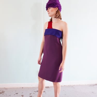 Fall/Winter 1997 Gianni Versace ready-to-wear runway color-block dress |  (That) Bit You - Montreal, QC | ATTIC