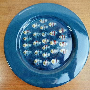 Padilla School of Fish Charger Platter Large Plate | Mexico 