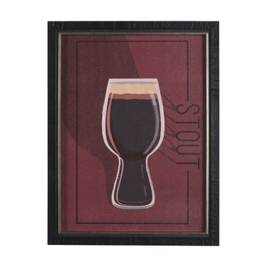 Stout Beer Framed Poster