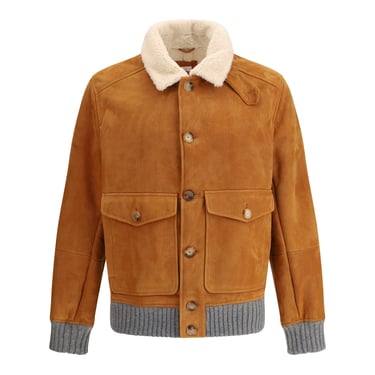 Brunello Cucinelli Men Shearling Jacket