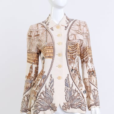 Marine et Cavalerie Printed Blazer