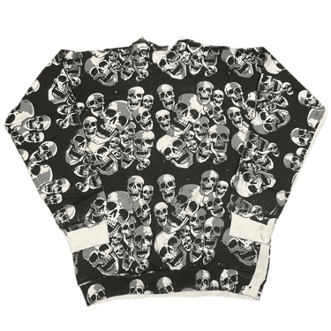 Vintage Skull Pile Up &quot;Biker&quot; Raglan Sweatshirt