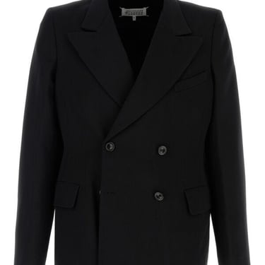 Maison Margiela Men Black Wool Blazer