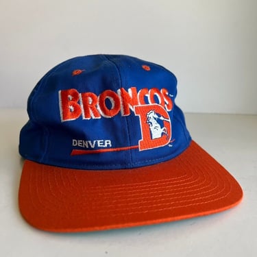 Vintage Eastport Unisex Denver Broncos NFL Snap Back Worn in Hat 