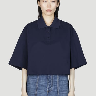 Bottega Veneta Women Cropped Polo Shirt