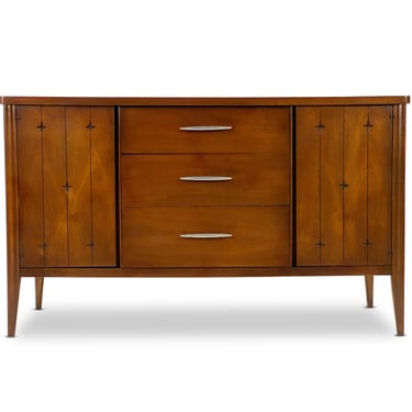 Broyhill Saga Credenza in Walnut, Circa 1960s - *Please ask for a shipping quote before you buy. 