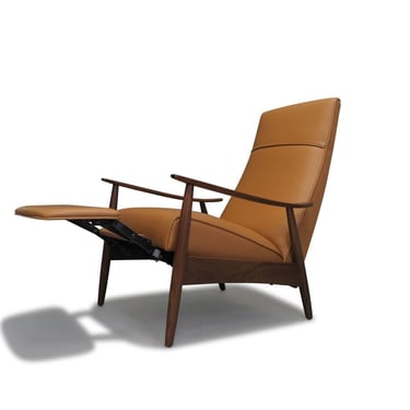 Milo Baughman for Thayer Coggin Walnut Recliner Lounge Chair
