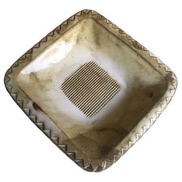 Large Mid-Century Stoneware Pottery Art Platter | Bowl | Dish | Centerpiece | Serving or Decor 