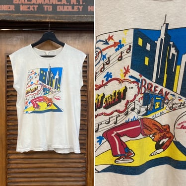 Vintage 1980’s Dated 1984 “Beat Street” Rap Hip Hop Breakdance Movie Tank Top T-Shirt, 80’s Tee Shirt, Vintage Clothing 
