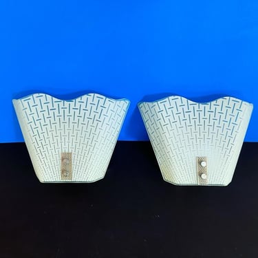 Modern Wavy Wall Lights - Pair 