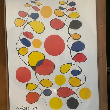Lithograph by Alexander Calder (1970)