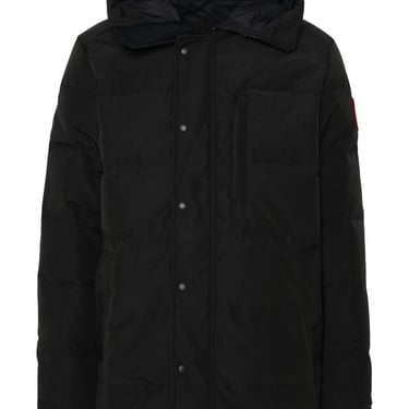 Canada Goose 'Carson' Black Cotton Blend Parka Man