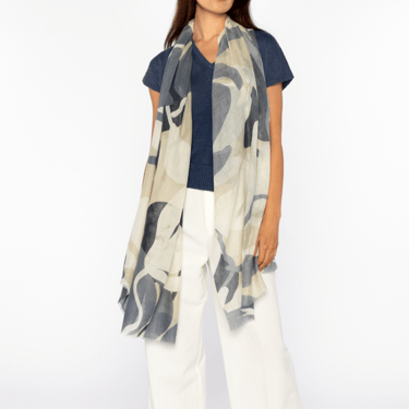 Kinross | Abstract Shadows Print Scarf