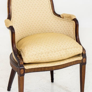 George III Style Mahogany Desk Chair