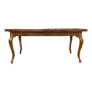 Bloomingdale’s Made in Italy Country French Draw Leaf Dining Table 