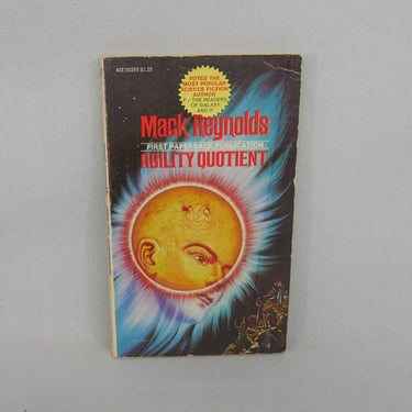 The Ability Quotient (1975) by Mack Reynolds - Ace Paperback - Vintage 1970s Science Fiction Sci Fi Novel 