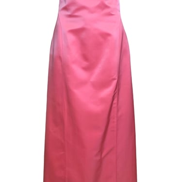 Richard Tyler '90s Barbie Pink Strapless Evening Gown