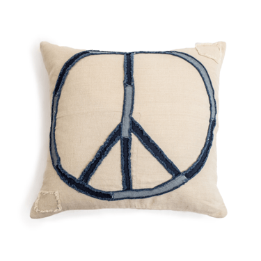 Peace Stitched Pillow