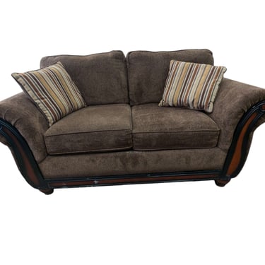 Brown Loveseat