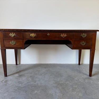 Vintage Baker Charleston Collection Solid Mahogany Writing Desk 