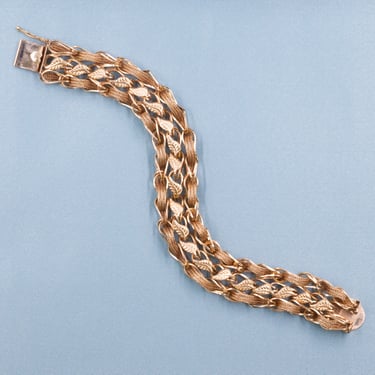 Wide Charm-Ready Bracelet C. 1950s