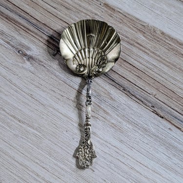 Versailles by Gorham Sterling Silver Gold Sugar Spoon, c1888 