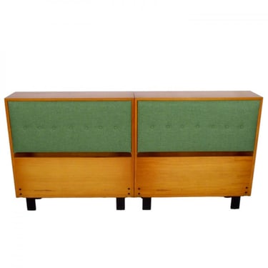 1950s George Nelson 2 Piece King Headboard