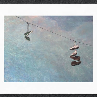 "Shoes from a Wire" Print | Rick Secen
