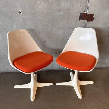 Pair of Burke Side Chairs, 1960s #1